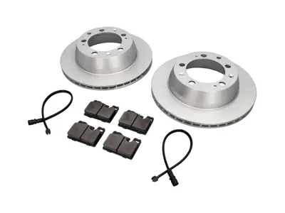 Bremsbeläge und Bremsscheibenpaket hinten. Porsche 944 Fahrzeuge ohne ABS - 94435204105, 94435295102, 94461221104