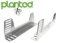 Montaje lateral universal de 90 grados de aluminio plantado - GRIS