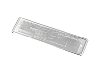 Chassis identification tag. Porsche 356 - 00070110100