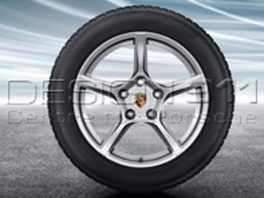 18' '718 Boxster' lichtmetalen velgen en banden Origineel Porsche voor 718 Boxster/Cayman - 98204460002