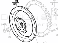 Amortisseur de volant. Porsche 968 - 94411606504