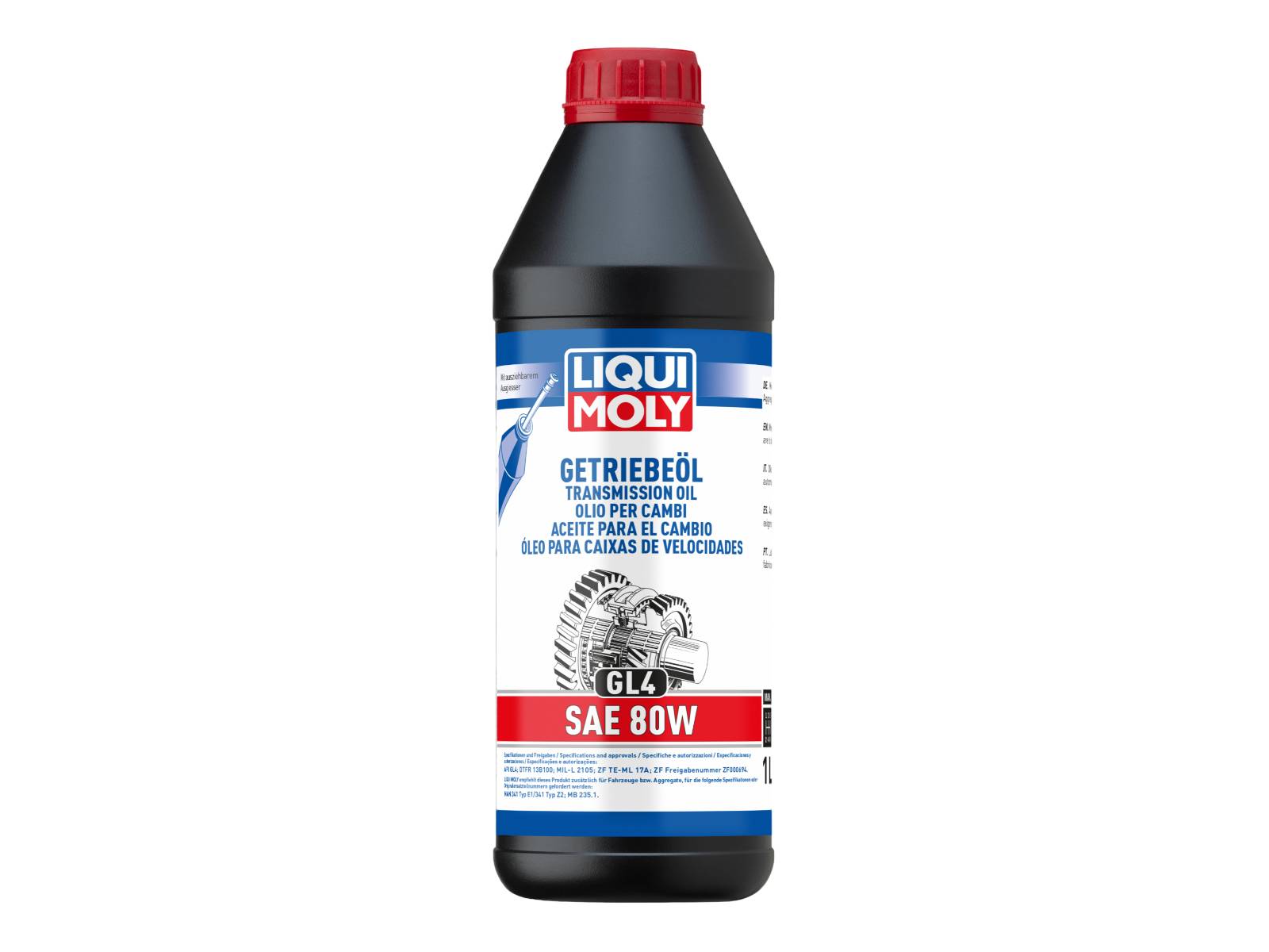 LIQUI MOLY Top Tec MTF 5200 75W-80 Gearbox Oil - 1020, 1033