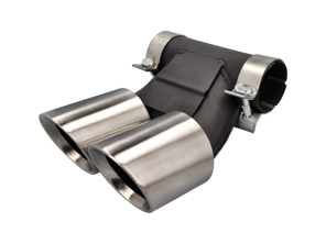 DesignTek Auspuffendrohre gebürstet für Porsche 982 / 982C - 982251187H, 982251187N, 982251187L, 982251187R, 982251187G, 982251187J, 982251187Q, 982251187K, 982251187P