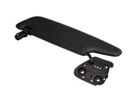 Sonnenblende – LINKS, Schwarz. Porsche 981 Boxster 2012–16 / 982 Boxster ab 2017 / 981 Boxster Spyder ab 2016 - 98173103128OF7, 98173103132OF7, 98173103136OF7, 98173103144OF7, 98173103156OF7, 982857551AHOX7
