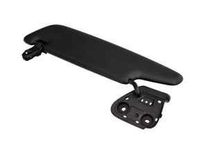 Sun visor - LEFT, Black. Porsche 981 Boxster 2012-16 / 982 Boxster 2017>> / 981 Boxster Spyder 2016 - 98173103128OF7, 98173103132OF7, 98173103136OF7, 98173103144OF7, 98173103156OF7, 982857551AHOX7