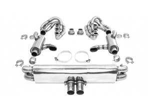 CARGRAPHIC GT Sportuitlaatsysteem Backdate met ID42 GT spruitstukset, met verwarming, zonder kleppen, GT3-look. Porsche 964 Carrera 2/4/RS - 96411104504, 96411104605, 96411104502, 96421103905, 96421103932, 96421104004