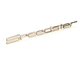 'Speedster'-badge aan de zijkant. Porsche 356 A Speedster - 64455932140