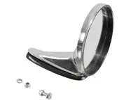 Miroir de porte rond plat. Porsche 911 65-75 - 90173111102, 90173111101, 90173111100, 90173111102