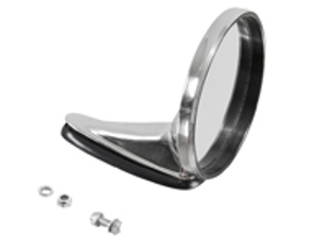 Buitenspiegel rond plat. Porsche 911 65-75 - 90173111102, 90173111101, 90173111100, 90173111102