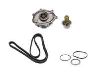 Wasserpumpe, Keilriemen und Thermostat-Kit. Porsche 987.2 Boxster 987.2 / Cayman / 997.2 C2 / 997.2 C4 (ohne Turbo) - 0PB121035A, 9A110622503, 9A110221601, 9A110604802, 9A110604801, 9A110604800, 9A110630500, 99970762540, PAF008955A, 9A110655800, 0PB121688A