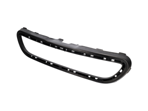 Middenframe voorbumper, zwart. Porsche 981 Boxster 2012>>2016 - 98150556901, 981505569011E0