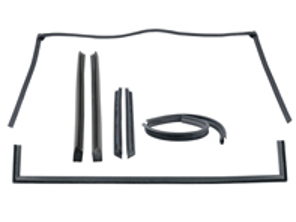 Targa-Dichtungssatz. Porsche 914 - 914TSK, 91456303910, 91456331910, 91453118510, 91453118610, 91453114310, 91453114410, 91456307711