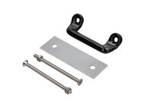 Rear seat strap locking hook, Black. Porsche 911 1965-79 - 90155580120, 477885761, 477885761A - A167588774, C781A, 1689550200