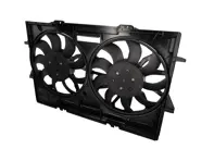 Water radiator fan with cowling. Porsche 95B Macan - 95B121003, 95B121003A, 95B121003B, 95B121003C, 95B121003E