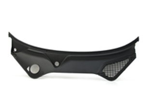 Afdekking Scuttle-paneel, zwart. Porsche 970 Panamera rechts gestuurd - 970555063011E0, 97055506301, 9705550630