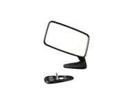 Retrovisor rectangular negro. GRANDE. Porsche 911 1974-77 - 91173101407, 91173101307, 91173101301, 91173101410, 91173101310 - MRS11.1.103 R, MRS11.1.103 L