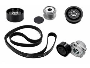 Kit cinghia di trasmissione e puleggia. Porsche 95B.1 Macan Diesel - 958903137, 95510211801, 95510211921, 958903133, 94660395500/1