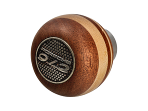 Mahogany and maple wood gearshift knob. Porsche 912 - 90142401400