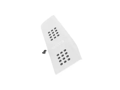 Rennline Aluminium Dead Pedal mit Porsche Crest Rubber Grip. Porsche Panamera - P102C