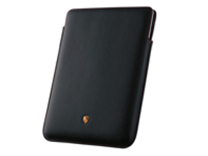 Porsche Case for iPad Air, Black Leather with Red stitching - WAP0300140F