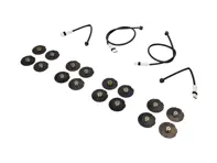 Paquete de sensores y calzas de cables de freno para Porsche 928 GTS delantero y trasero - 96535109600, 96535109601, 96435109601, 92861236600, 92861236601, 99635208600, 96435209600, 99635208602, 99635208601, 96435209601, 92861236301, 92861236302