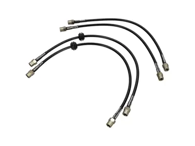 Stainless steel brake hoses. Porsche Cayenne (955) Turbo 4.5L 2002>> - DHK819