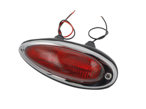 Rear indicator red. Porsche 356 USA - 64463140300, 64463140400 - PS9207, PS9208, 1695300170, 1695300180