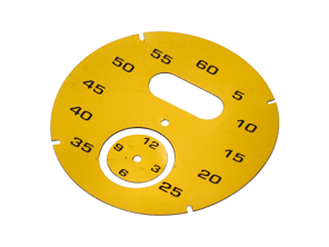 运动计时仪表盘，速度黄。保时捷 997 / 991 / Boxster / Cayman / Panamera - 97641997051