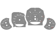 表盘面设置，KMH。保时捷 970 Panamera 柴油版