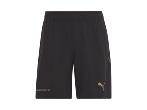 Men's Football Shorts with Gold-Coloured Porsche Branding - 911 Spirit 70 - WAP2650XS0SS70, WAP26500S0SS70, WAP26500M0SS70, WAP26500L0SS70, WAP2650XL0SS70, WAP265XXL0SS70