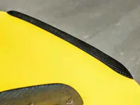 Mini Gurney Flap per alettone OEM in fibra di carbonio a secco. Porsche 718 Cayman GT4 RS - SRMGFOEM