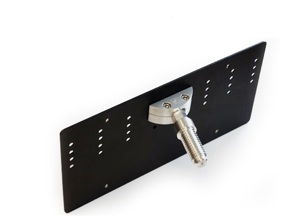 Rennline Tow hook receiver - Billet license plate mount. Porsche 981 - E1070.117 981, E1070.117 981 EURO, E1070.117981, E1070117981, E1070117981EURO