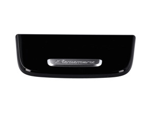 Afdekking asbak middenconsole, in Piano Black. Porsche 971 Panamera - 971858417ANOV3, 971858417ADOV3, 971858417AD, 971858417AN