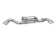 Fabspeed Supercup Race Exhaust System WITH Dual Outlet Upgrade. Porsche 911 Turbo 930 (1976-1989) - 93011102504, 93011102502 - FS.POR.911T.SCUPD, FS.POR.911T.SCUPDQ