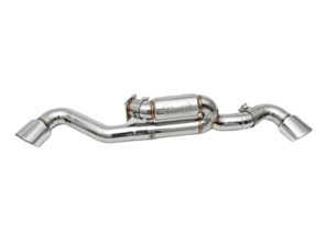 Fabspeed Supercup Race Exhaust System WITH Dual Outlet Upgrade. Porsche 911 Turbo 930 (1976-1989) - 93011102504, 93011102502 - FS.POR.911T.SCUPD, FS.POR.911T.SCUPDQ