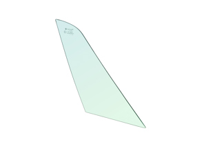 前部固定 1/4 窗玻璃，绿色色调。保时捷 911 69-89 COUPE / 964 COUPE - 91154251100, 91154251200