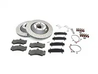 VOOR Remschijf 380 mm & Remblokken. Porsche 997 GT3 2010>> Zimmermann FORMULE Z - 99735140991, 99735141091 - 460.1551.70, 460.1550.70