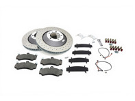 FRONT Brake disc rotor 380mm & Brake pads. Porsche 997 GT3 2010>> Zimmermann FORMULA Z - 99735140991, 99735141091 - 460.1551.70, 460.1550.70