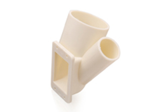 Dubbele aansluiting op hulpventilator. Porsche 911 84-89 - 91157113700, 91157113800