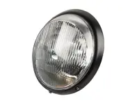 Koplamp, zwarte rand. Porsche 911 1969-86 (niet-nivellerend type) LHD CARS - 91163111302, 911.631.113.02 - EP092822, 1695100200