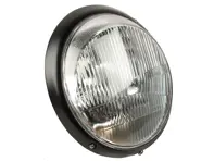 Faro, borde negro. Porsche 911 1969-86 (tipo sin nivelación) LHD COCHES - 91163111302, 911.631.113.02 - EP092822, 1695100200