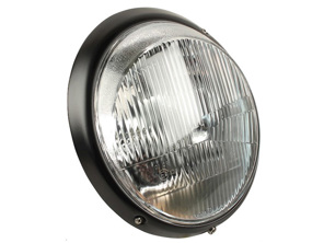 Faro, borde negro. Porsche 911 1969-86 (tipo sin nivelación) LHD COCHES - 91163111302, 911.631.113.02 - EP092822, 1695100200