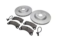 Disques de freins avant Ø : 350 mm et plaquettes de freins pour Porsche Macan 3.0L - 95B615301T, 95B615302R, 971698151AD, 95B907253