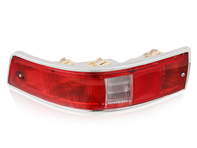 Bloc clignotant arrière et cabochon en métal (SWB). Porsche 911/912 1963-68 États-Unis - 90163140401, 90163140301