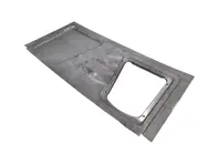 Front frame VIN plate, with centre braces. Porsche 356 T5 - 64450103505, PP158T5, P158T5