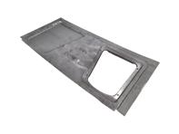 Placa VIN del marco delantero, con tirantes centrales. Porsche 356 T5 - 64450103505, PP158T5, P158T5