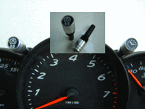 Clock and Trip Alloy Knobs. Porsche 996 / 986 - Cs996