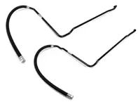 Olieleiding set van 2 (aanvoer en retour) voorkoeler naar thermostaat. Porsche 964 1989-94 - 96420713304, 96420713301, 96420713303, 96420713305, 96420713505 - 96420713304, 96420713301, 96420713303, 96420713305