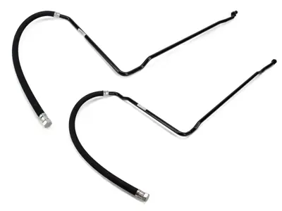 Oil pipe set of 2 (supply and return) front cooler to thermostat. Porsche 964 1989-94 - 96420713304, 96420713301, 96420713303, 96420713305, 96420713505 - 96420713304, 96420713301, 96420713303, 96420713305