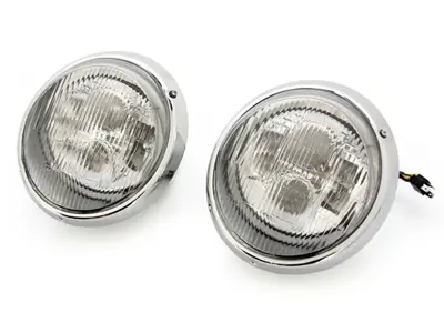 Faros delanteros con LED internos Lente estándar RHD Porsche 911/964 - 91163111598, 91163111498, 91163111398, 91163111298
